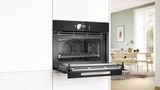Serie 8 Compacte oven met microgolffunctie 60 x 45 cm Zwart CMG978NB1 CMG978NB1-4