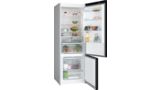 Series 4 free-standing fridge-freezer with freezer at bottom 193 x 70 cm Brushed black steel anti-fingerprint KGN56CX41I KGN56CX41I-2