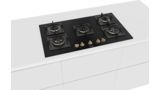 Series 6 Gas hob 90 cm Tempered glass, Black PNV9B6F20I PNV9B6F20I-4