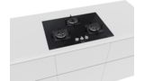 Series 4 Gas hob 75 cm Tempered glass, Black PND7B6B10I PND7B6B10I-4