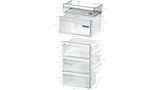 iQ300 Kombinerad kyl/frys 203 x 60 cm Borstat stål med antiFingerprint KG39NXIDF KG39NXIDF-10