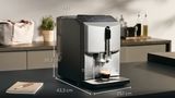 Fuldautomatisk kaffemaskine EQ300 Rustfrit stål, Inox sølv metallic, Vandbeholder TF305E07 TF305E07-4