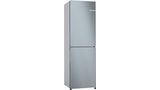 Series 2 Free-standing fridge-freezer with freezer at bottom 182.4 x 55 cm Stainless steel look KGN27NLEAG KGN27NLEAG-1