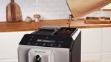 Series 2 Fully automatic coffee machine VeroCafe Silk Silver, Removable water tank TIE20301IN TIE20301IN-9