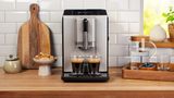 Series 2 Fully automatic coffee machine VeroCafe Silk Silver, Removable water tank TIE20301IN TIE20301IN-10