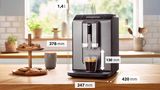 Serie 2 Cafetera superautomática VeroCafe Diamond titanium metallic, Contenedor de agua TIE20504 TIE20504-3