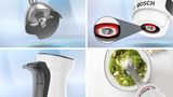 Serie 4 Stavblender ErgoMaster 800 W Hvid, Black Grey MSM4W421 MSM4W421-17