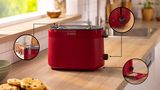 Compact toaster MyMoment Czerwony TAT2M124 TAT2M124-4