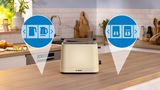 Compact toaster MyMoment Beżowy TAT3M127 TAT3M127-4