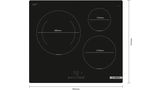 Series 4 Induction cooktop 60 cm Black,  PUJ611BB5E PUJ611BB5E-5