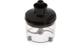 Universal cutter Chopper-set w. blade, transmission (black), bowl (approx. 500ml) 12043110 12043110-1