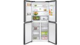 Series 4 Cross-door Refrigerator, Glass door 189.5 x 85.5 cm Graphite KMC85LEEA KMC85LEEA-3