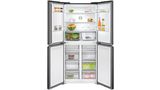 Series 4 Cross-door Refrigerator, Glass door 189.5 x 85.5 cm Black KMC85LBEA KMC85LBEA-3