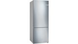 Serie 4 Alttan Donduruculu Buzdolabı 186 x 70 cm Kolay temizlenebilir Inox KGN55VIE0N KGN55VIE0N-1