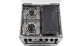 Serie 4 Cocina de gas de libre instalación PRO445-B IX Gris claro HSG45I21SE HSG45I21SE-6