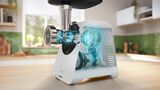 Serie 4 Köttkvarn MultiPower 1900 W Vit, vit MFWS420W MFWS420W-9