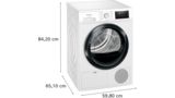 iQ300 Värmepumpstumlare 8 kg Vit WT45HVE6DN WT45HVE6DN-6