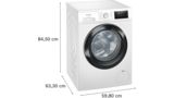 iQ300 Vaskemaskine 8 kg 1400 omdr./min., Hvid WM14N21EDN WM14N21EDN-5
