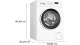 Serie 2 Tvättmaskin, frontmatad 8 kg max. 1400 varv/min WGE03400SN WGE03400SN-8