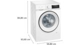 iQ500 Tvättmaskin, frontmatad 9 kg 1400 v/min, Vit WG44G2FLDN WG44G2FLDN-5