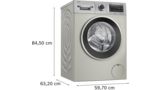 Series 8 washing machine, front loader 11 kg , Silver inox WGA264AXIN WGA264AXIN-6