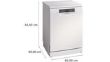 Series 6 free-standing dishwasher 60 cm White SMS6HCW01A SMS6HCW01A-5