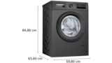 Series 2 washing machine, front loader 8 kg 1400 rpm WAJ2826CIN WAJ2826CIN-6