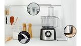 Procesador de alimentos MultiTalent 3 Plus 900 W Negro, Acero inoxidable MCM3PM386 MCM3PM386-2