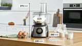 Procesador de alimentos MultiTalent 3 Plus 900 W Negro, Acero inoxidable MCM3PM386 MCM3PM386-4