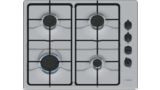 Serie 2 Placa de gas 60 cm Acero inoxidable PBP6B5K80 PBP6B5K80-1