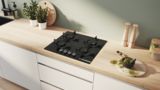 Serie 6 Placa de gas 60 cm Vidrio templado, Negro PPP6A6I10 PPP6A6I10-4