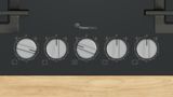 Serie 6 Placa de gas 75 cm Vidrio templado, Negro PPQ7A6I40 PPQ7A6I40-2