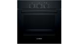 Serie 2 Horno 60 x 60 cm Negro HBF011BA2 HBF011BA2-1