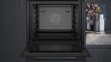 iQ700 Inbyggnadsugn med fullSteam 60 x 60 cm Svart HS736G1B2 HS736G1B2-3