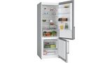 Serie 4 Frigorífico combinado de libre instalación 193 x 70 cm Acero cepillado antihuellas KGN56XIDR KGN56XIDR-2