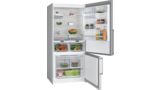 Serie 6 Frigorífico combinado de libre instalación 186 x 86 cm Acero inoxidable KGN86AIDR KGN86AIDR-2