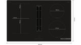 Serie 4 Placa de inducción con extractor integrado 80 cm sin perfiles PVS811B16E PVS811B16E-5