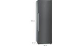 B-vara -iQ500 Frysskåp 186 x 60 cm blackSteel GS36NAXEP-B GS36NAXEP-B-6