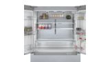 800 Series French Door Bottom Mount Refrigerator 36'' Brushed steel anti-fingerprint B36CL80ENS B36CL80ENS-15