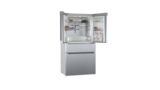 800 Series French Door Bottom Mount Refrigerator 36'' Easy clean stainless steel B36CL80ENS B36CL80ENS-10