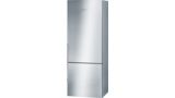 Serie 2 Alttan Donduruculu Buzdolabı 185 x 70 cm Kolay temizlenebilir Inox KGN57VI20N KGN57VI20N-1
