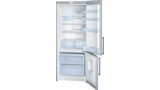 Serie | 4 Free-standing fridge-freezer with freezer at bottom 70 cm, Inox-easyclean KGN53XI25A KGN53XI25A-1