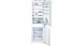 Serie | 6 Built-in fridge-freezer with freezer at bottom 177.2 x 55.8 cm soft close flat hinge KIN86AD30G KIN86AD30G-1