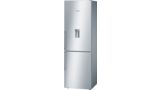 Serie | 4 Free-standing fridge-freezer with freezer at bottom 186 x 60 cm Inox-easyclean KGD36VI30G KGD36VI30G-2
