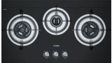 Series 4 Gas hob 78 cm Tempered glass, Black PBD7332SG PBD7332SG-1