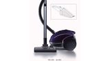 Bagged vacuum cleaner Blue BSA2602 BSA2602-1