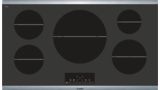 Series 6 Induction Cooktop 36'' Black, surface mount with frame NIT8666SUC NIT8666SUC-1