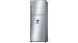 Serie | 4 free-standing fridge-freezer with freezer at top KDN46BL121 KDN46BL121-4