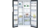 Serie | 8 Side-by-side fridge-freezer 175.6 x 91.2 cm Black KAN92LB35 KAN92LB35-2