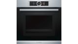 Series 8 Built-in oven with added steam and microwave function 60 x 60 cm Stainless steel HNG6764S1A HNG6764S1A-1